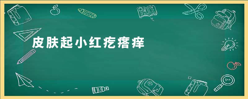 皮肤起小红疙瘩痒