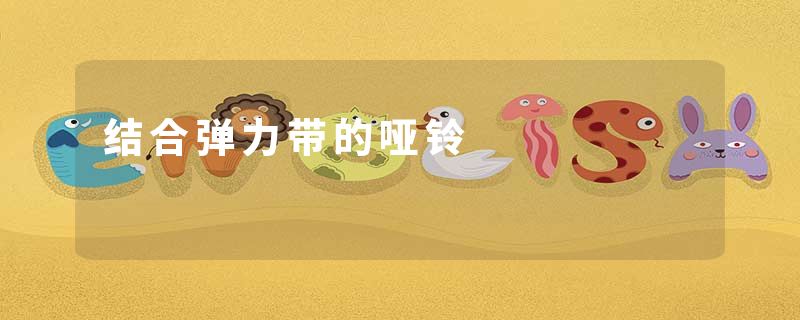 结合弹力带的哑铃