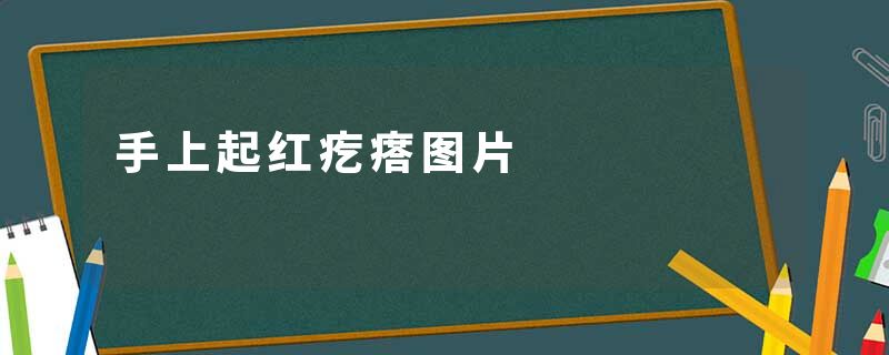 手上起红疙瘩图片