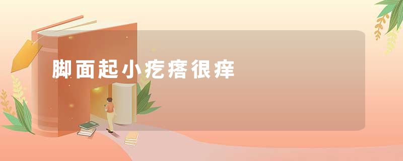 脚面起小疙瘩很痒