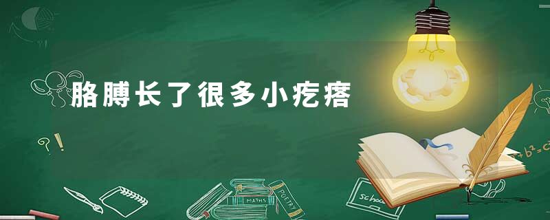 胳膊长了很多小疙瘩
