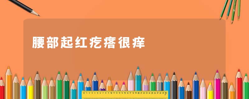 腰部起红疙瘩很痒