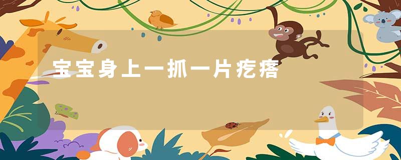 宝宝身上一抓一片疙瘩