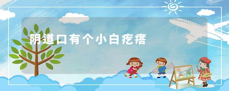 阴道口有个小白疙瘩