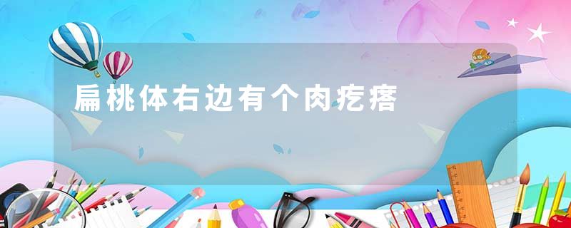 扁桃体右边有个肉疙瘩
