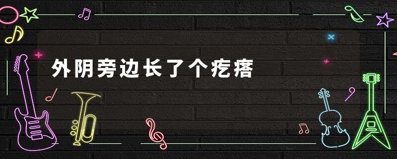 外阴旁边长了个疙瘩