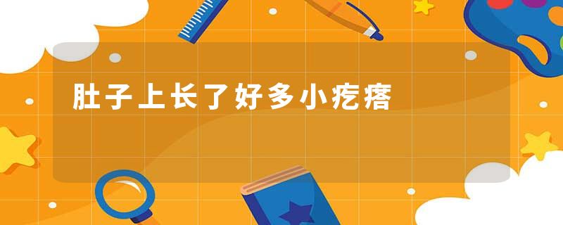 肚子上长了好多小疙瘩