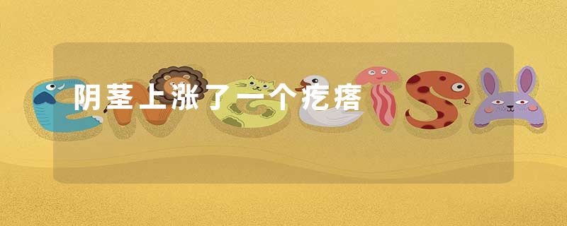阴茎上涨了一个疙瘩