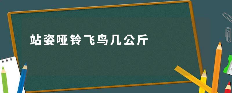 站姿哑铃飞鸟几公斤