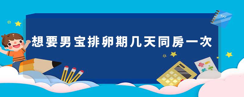 想要男宝排卵期几天同房一次