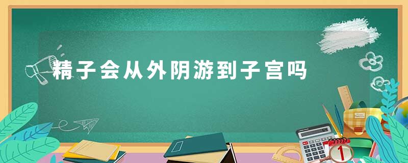 精子会从外阴游到子宫吗