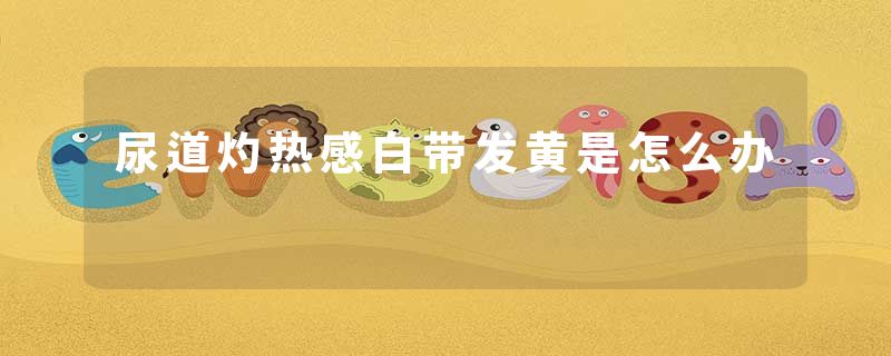 尿道灼热感白带发黄是怎么办