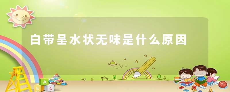 白带呈水状无味是什么原因
