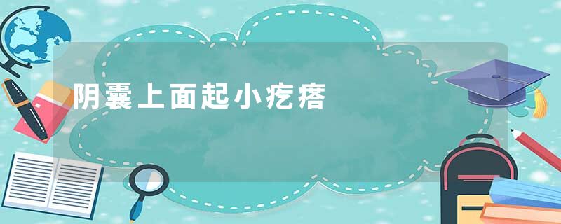阴囊上面起小疙瘩