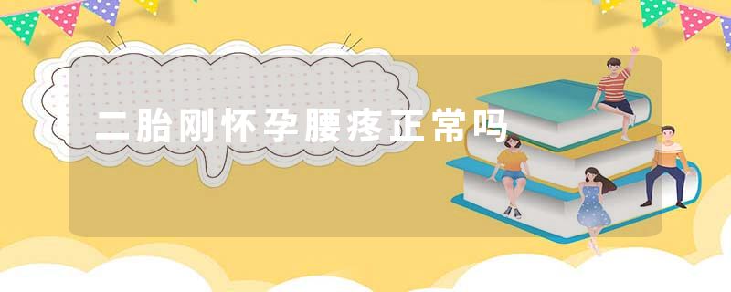 二胎刚怀孕腰疼正常吗