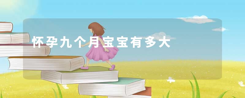怀孕九个月宝宝有多大