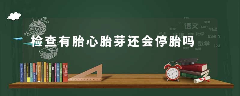 检查有胎心胎芽还会停胎吗