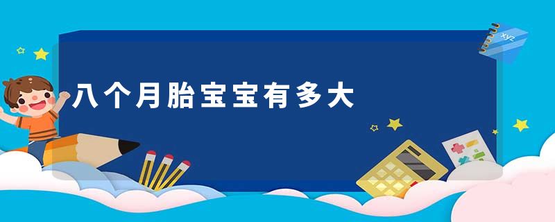 八个月胎宝宝有多大