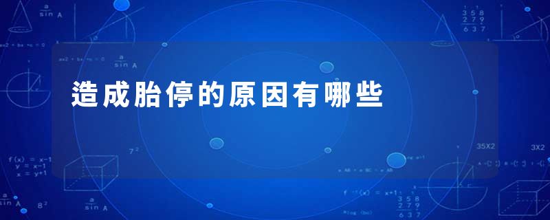 造成胎停的原因有哪些