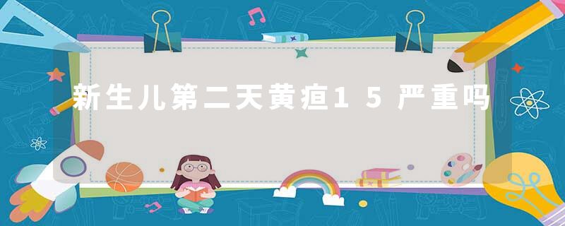 新生儿第二天黄疸15严重吗