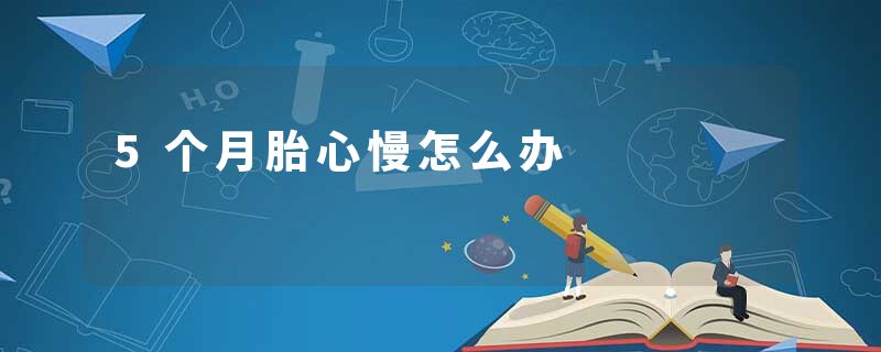 5个月胎心慢怎么办