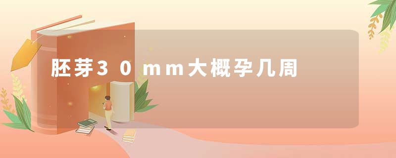 胚芽30mm大概孕几周
