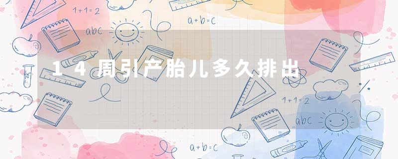 14周引产胎儿多久排出