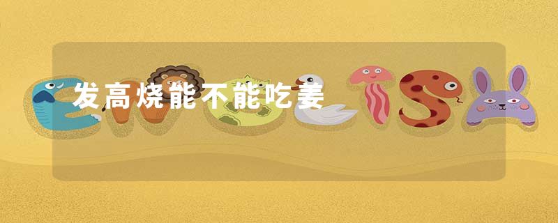 发高烧能不能吃姜
