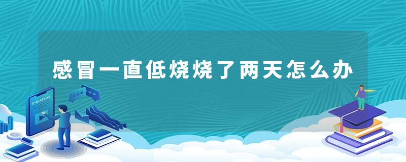 感冒一直低烧烧了两天怎么办