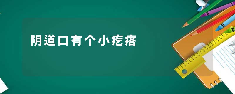 阴道口有个小疙瘩