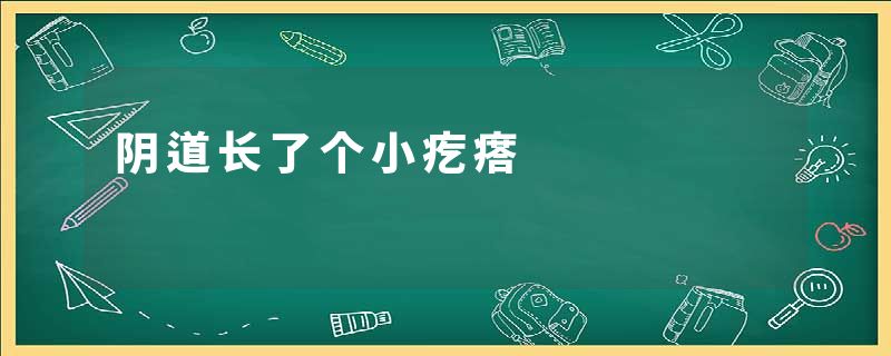 阴道长了个小疙瘩