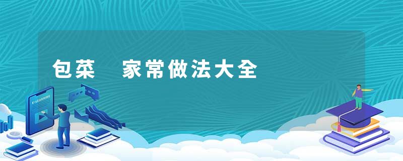 包菜 家常做法大全