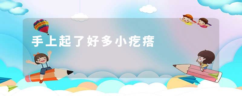 手上起了好多小疙瘩